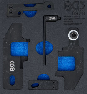 BGS 8978 Werkstattwageneinlage 1/6: Motor-Einstellwerkzeug-Satz | für PSA, Toyota 1.0, 1.2 VTi