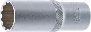 BGS 9360 Steckschlüssel-Einsatz Zwölfkant, tief | Antrieb Innenvierkant 12,5 mm (1/2") | SW 21 mm