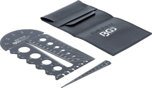 BGS 74247 Schrauben- und Gewindeschablone | metrisch | M3 - M20, 0,5 - 13,00 mm