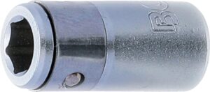 BGS 8213 Bit-Adapter mit Haltekugel | Innenvierkant 6,3 mm (1/4") | Innensechskant 6,3 mm (1/4")