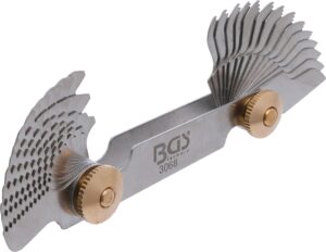 BGS 3068 Gewindeschablone | 28 Blatt | Whitworth 4G - 62G