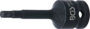 BGS 5481-M6 Kraft-Bit-Einsatz | Länge 75 mm | Antrieb Innenvierkant 12,5 mm (1/2") | Innensechskant 6 mm