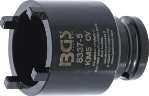 BGS 8337-5 Nutmutternschlüssel | Zapfen außen liegend | KM5