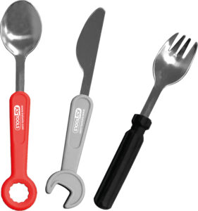 KS Tools 100212 Kinder-Besteck-Set, 3-tlg
