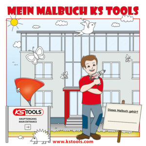 KS Tools 100211 Werkzeuge-Malbuch für Kinder